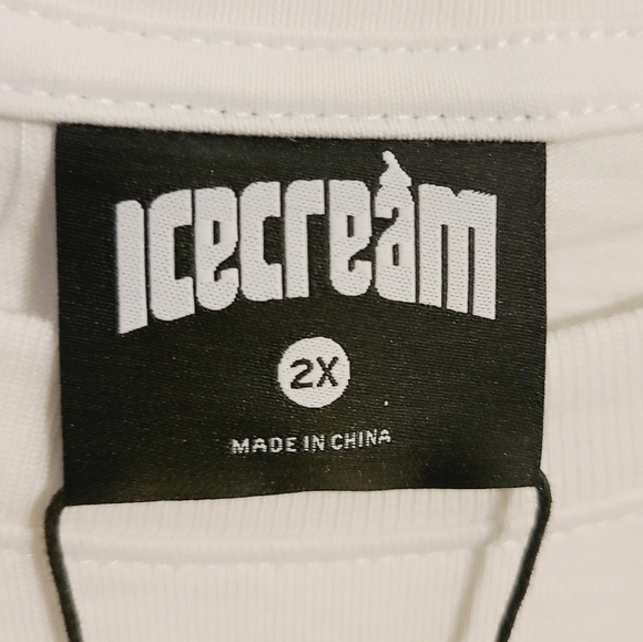 ICECREAM | Men's Classic White Ice Cream Cone T-Shirt (Size 2X) NWT - Picture 2 of 10